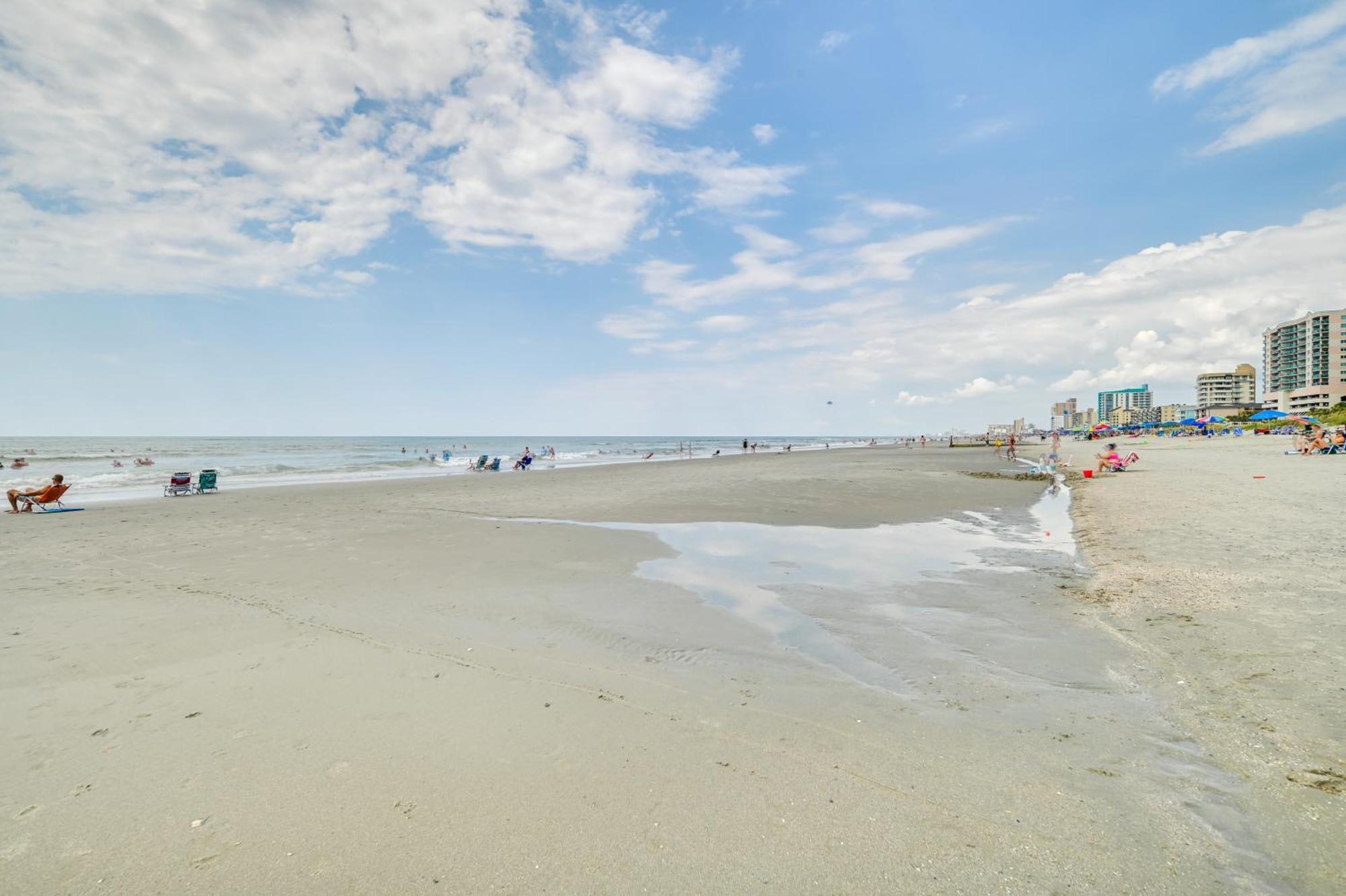 Cozy Coastal Condo With Airy Oceanfront Balcony Myrtle Beach Exterior foto