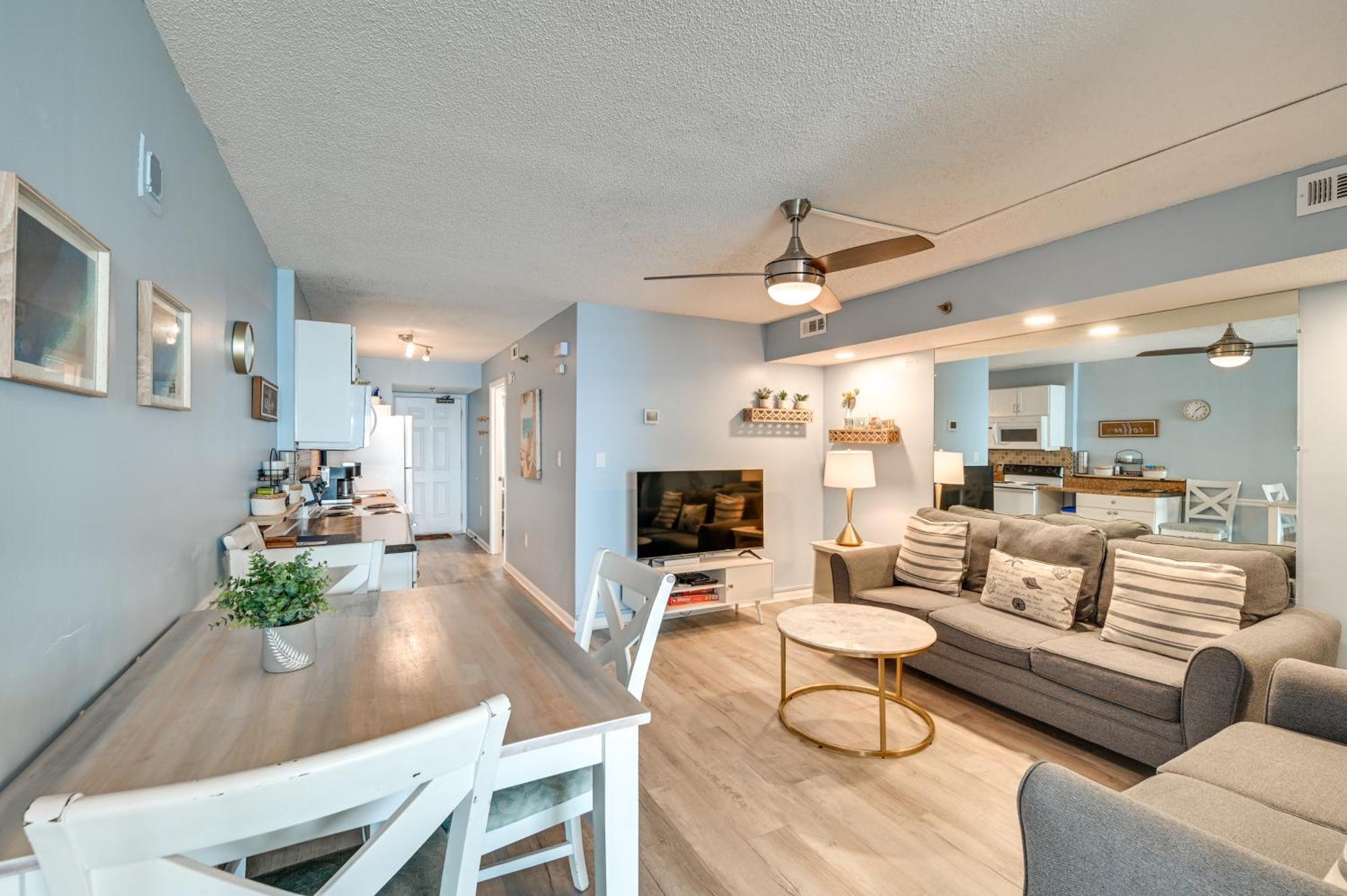Cozy Coastal Condo With Airy Oceanfront Balcony Myrtle Beach Exterior foto
